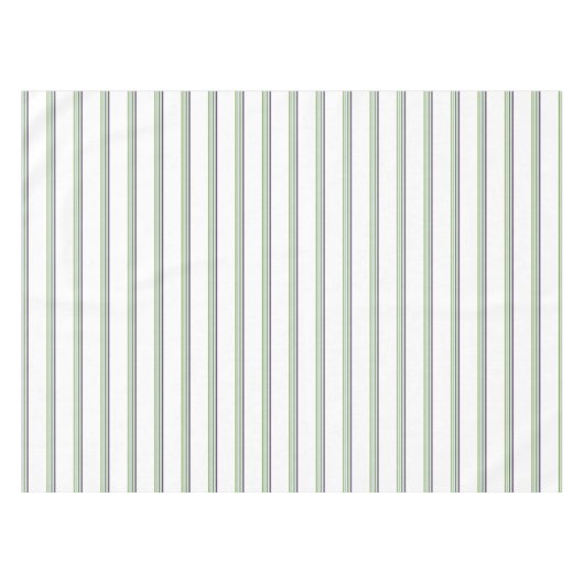 Nappe Belles rayures blanches modernes (Devant (Horizontal))