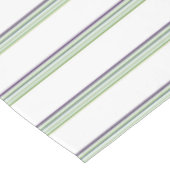 Nappe Belles rayures blanches modernes (Angle)