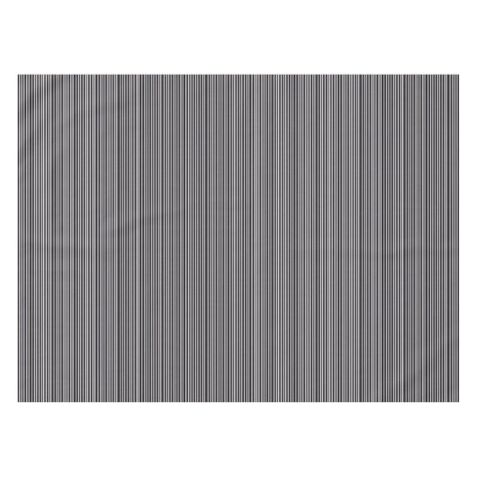 Nappe Belles rayures blanches noires (Devant (Horizontal))