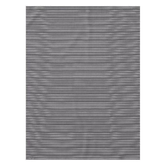 Nappe Belles rayures blanches noires (Devant)