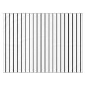 Nappe Belles rayures blanches noires (Devant (Horizontal))