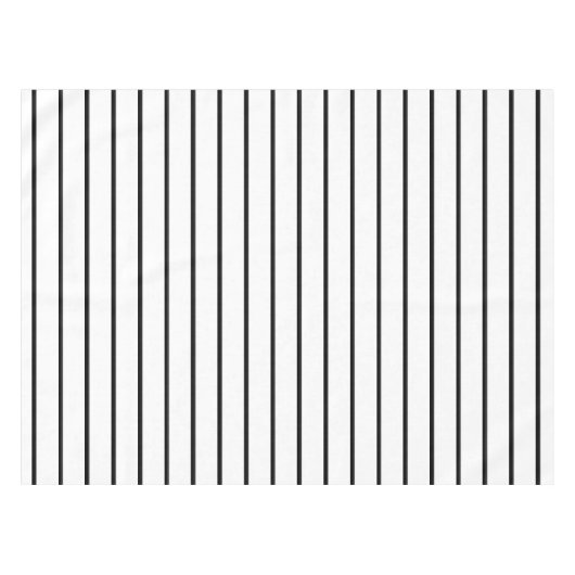 Nappe Belles rayures blanches noires (Devant (Horizontal))
