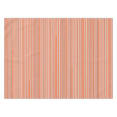 Nappe Belles rayures blanches orange (Devant (Horizontal))