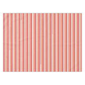 Nappe Belles rayures blanches roses (Devant (Horizontal))