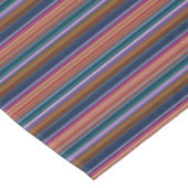 Nappe Belles rayures colorées rétro (Angle)