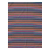 Nappe Belles rayures colorées rétro (Devant)