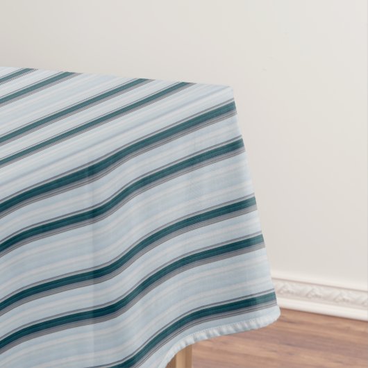 Nappe Belles rayures gris bleu (In Situ)
