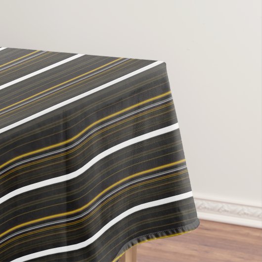 Nappe Belles rayures jaunes noirs (In Situ)