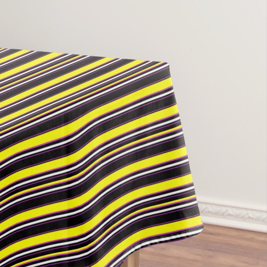 Nappe Belles rayures jaunes noirs (In Situ)