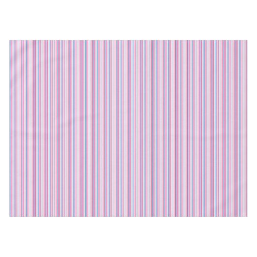 Nappe Belles rayures rose bleue (Devant (Horizontal))