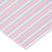 Nappe Belles rayures roses blanches (Angle)