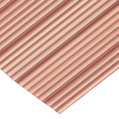 Nappe Belles rayures rouges brun (Angle)