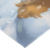 Nappe Bernedoodle Chien Winter Wonderland Noël (Angle)