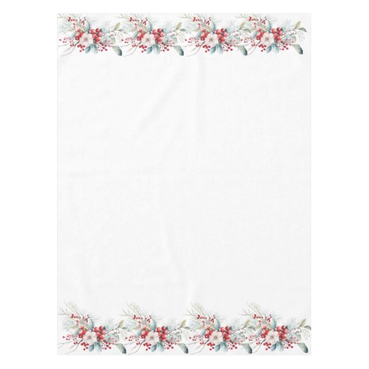 Nappe Berries classiques pour les vacances d'hiver (Devant)
