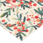 Nappe Berries de Noël Rouge moderne (Angle)