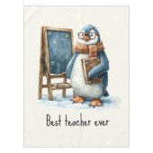 Nappe Best Teacher Ever Winter Penguin Design (Devant)