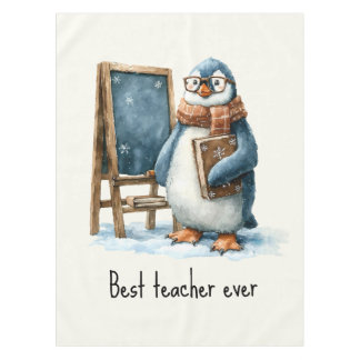 Nappe Best Teacher Ever Winter Penguin Design
