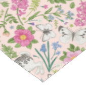 Nappe Beurre du jardin de printemps Papillons de lapin P (Angle)