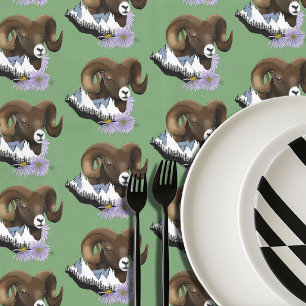 Nappe Bighorn Sheep Ram Green Mountains