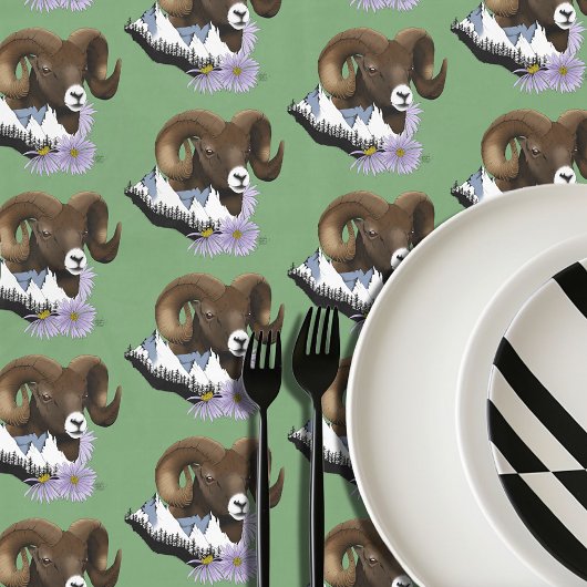 Nappe Bighorn Sheep Ram Green Mountains