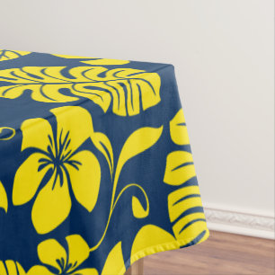 NAPPE BIKINI ROSE (BLEU FONCÉ/JAUNE)
