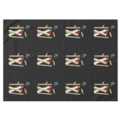 Nappe Billets De Cricket, Bateaux Et Balles, (Devant (Horizontal))