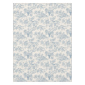 Nappe Birds and cherry blossom in blue and off white (Devant)