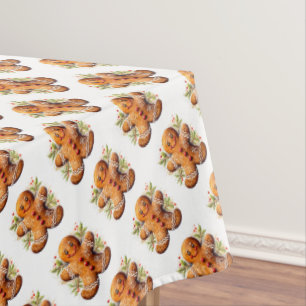 Nappe Biscuits en pain d'épice avec Noël Holly