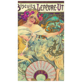 Nappe Biscuits Lefevre-Utile par Alphonse Mucha (1896) (Devant)