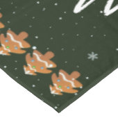 Nappe Biscuits mignons de pain d'épice célébrant Noël (Angle)