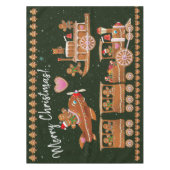 Nappe Biscuits mignons de pain d'épice célébrant Noël (Devant)
