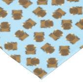 Nappe Bison Buffalo fête d'anniversaire Bleu (Angle)