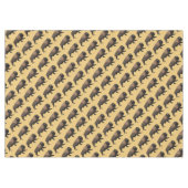 Nappe Bison galopant (Devant (Horizontal))