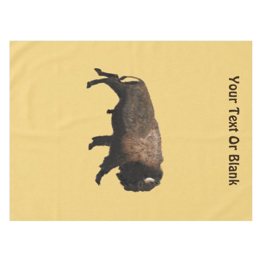 Nappe Bison galopant (Devant (Horizontal))