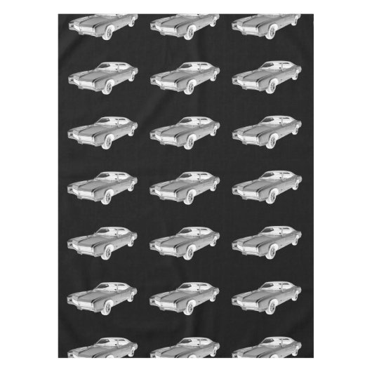 Nappe Black And White 1967 Buick Riviera Pop Art (Devant)