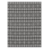 Nappe Black and White Christmas Fair Isle Motif (Devant)