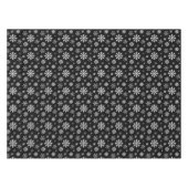 Nappe Black And White Winter Snowflake Pattern Modern (Devant (Horizontal))