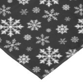 Nappe Black And White Winter Snowflake Pattern Modern (Angle)