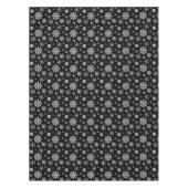 Nappe Black And White Winter Snowflake Pattern Modern (Devant)