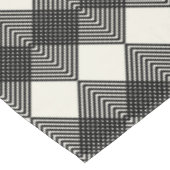 Nappe Black Cream Art Déco Diamond Circuit Board Motif (Angle)