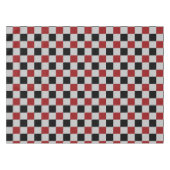 Nappe Black Red Check Tablecloth (Devant (Horizontal))