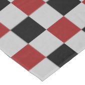 Nappe Black Red Check Tablecloth (Angle)