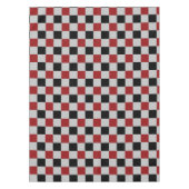 Nappe Black Red Check Tablecloth (Devant)