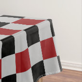 Nappe Black Red Check Tablecloth (In Situ)