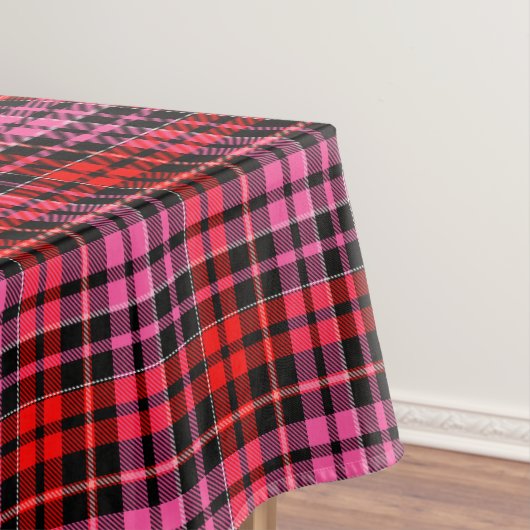 Nappe Black Red Pink Plaid Tartan Design  (In Situ)