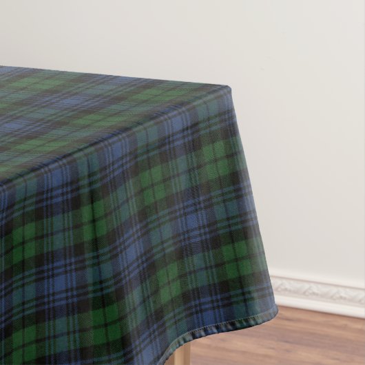 Nappe Black Watch Tartan écossais antique (In Situ)