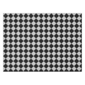 Nappe Black White Check Tablecloth (Devant (Horizontal))