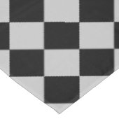 Nappe Black White Check Tablecloth (Angle)