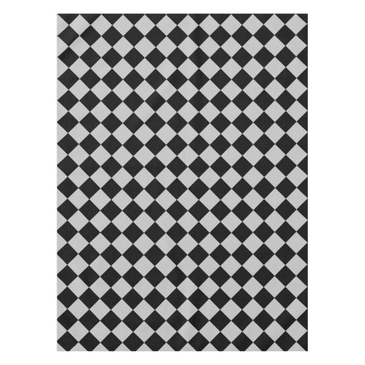 Nappe Black White Check Tablecloth (Devant)