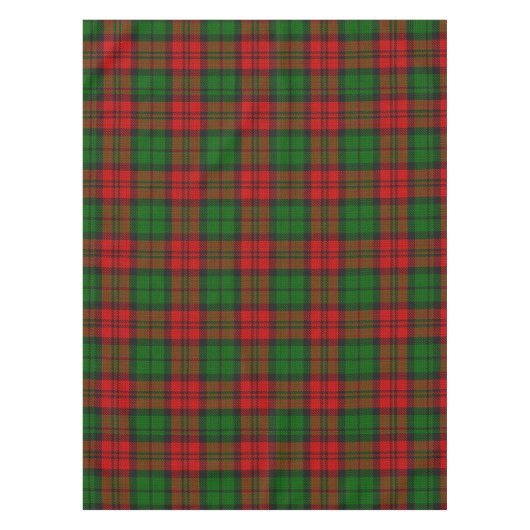 Nappe Blackwatch Campbell Tartan Red Green Plaid (Devant)